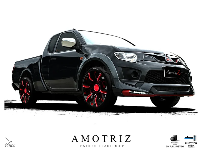 ชุดแต่งไทรทัน 2008 - 2014 by Amotriz - MITSUBISHI TRITON PLUS ชุดแต่งรถ ภาพ 4