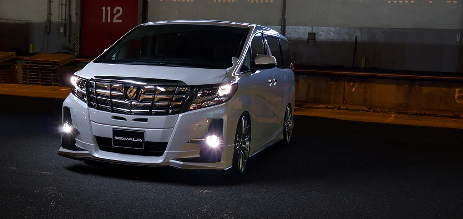 ชุดแต่ง TOYOTA ALPHARD S/SA/SR WALD Japan สปอร์ตไลน์ HALF TYPE ภาพ 10