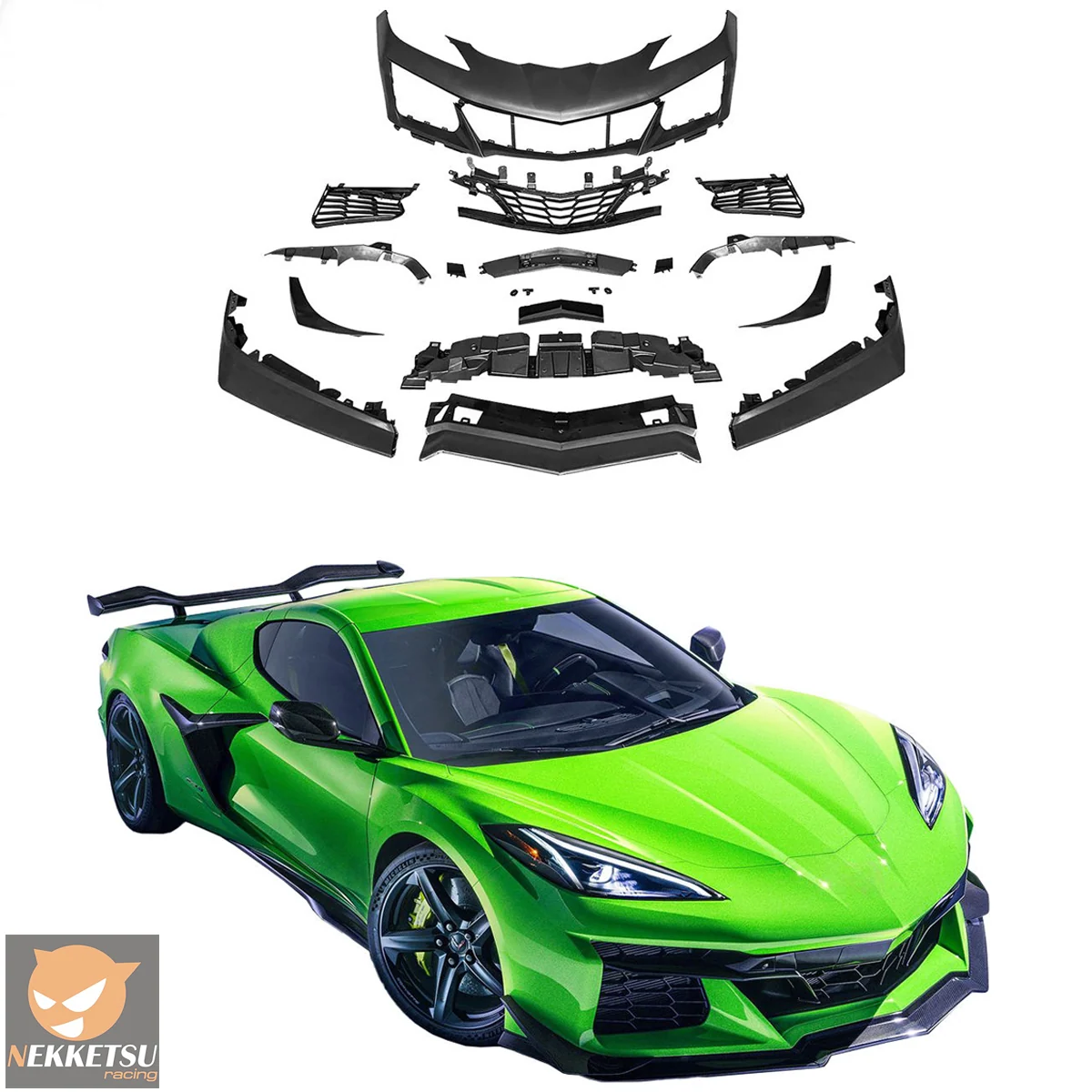 รูปชุดแต่ง ชุดแต่ง CHEVROLET CORVETTE C8 to Z06 ภาพที่ 3