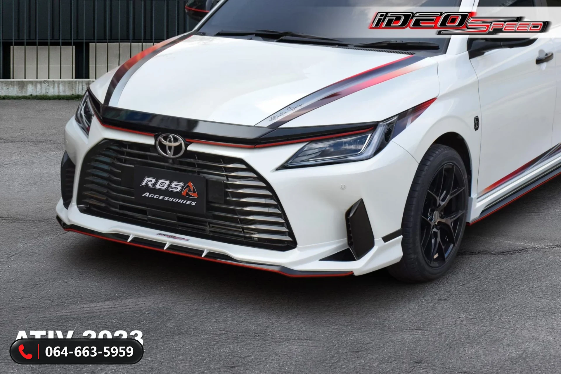 ชุดแต่ง TOYOTA YARIS ATIV 2023 IDEO SPEED RBS ภาพ 6