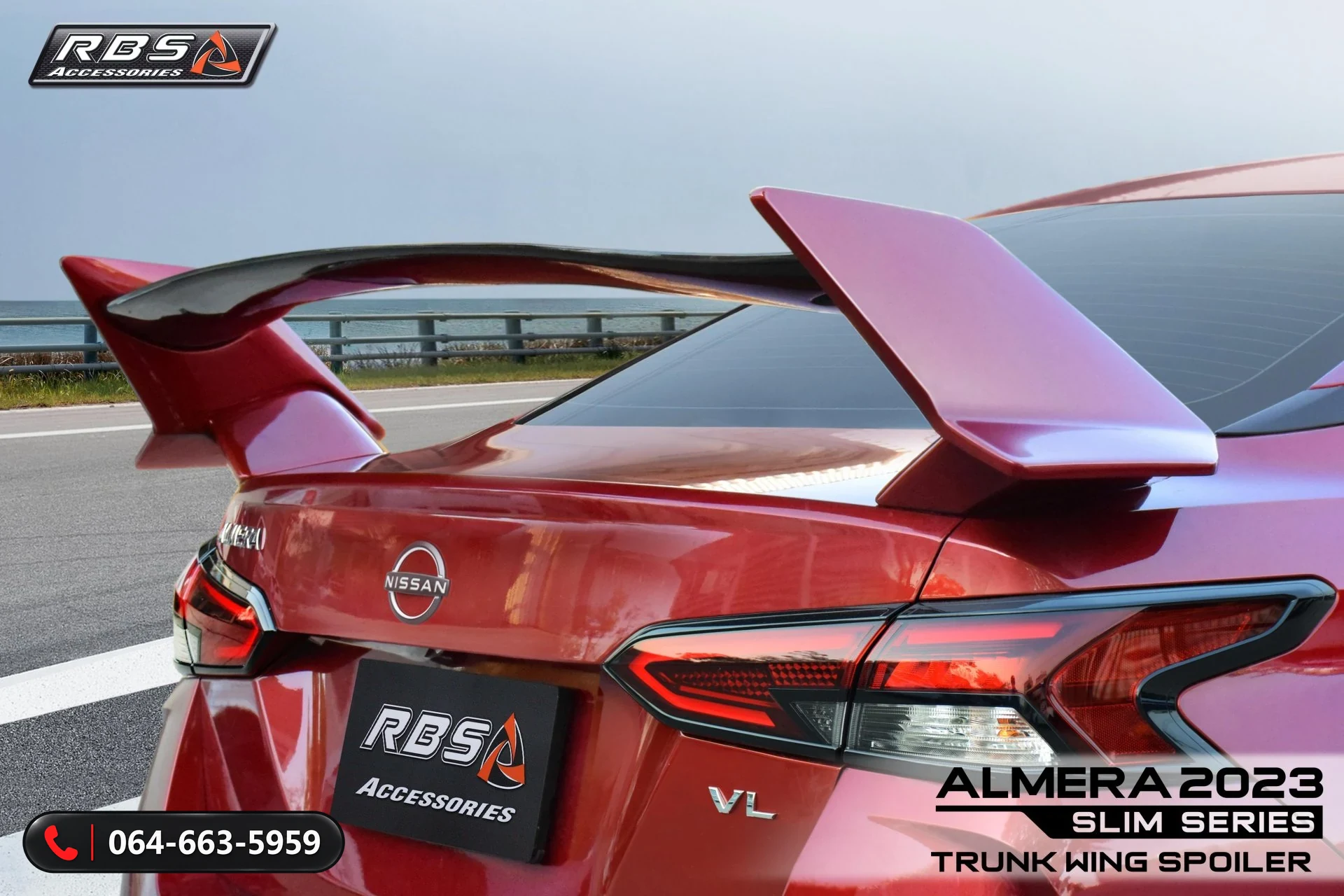 ชุดแต่ง NISSAN ALMERA 2023 SLIM SERIES RBS ภาพ 9