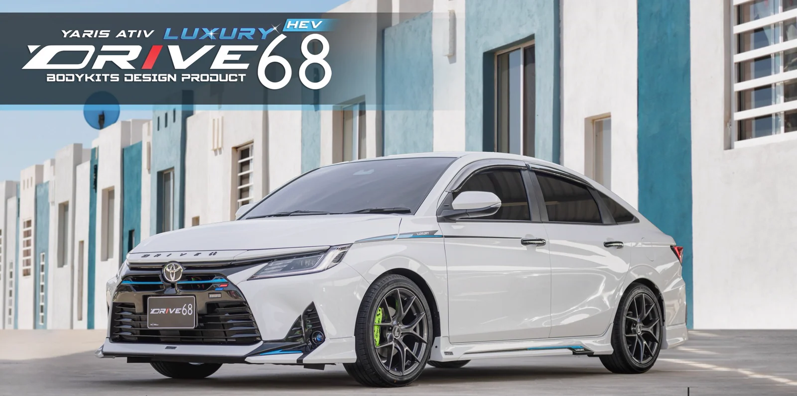 รูปชุดแต่ง ชุดแต่ง Toyota Yaris Ativ 24 26 Hybrid 2025 Drive68 ภาพที่ 8