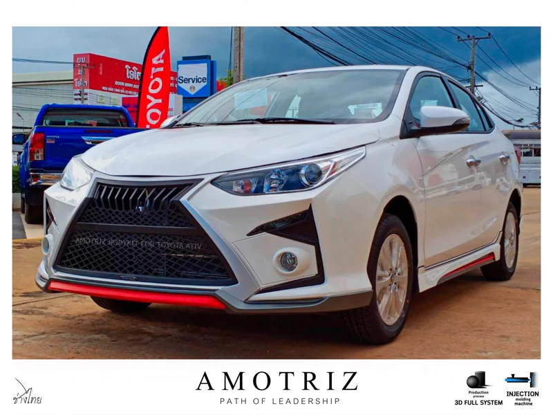 ชุดแต่งกันชนหน้า โตโยต้า YARIS ATIV 4ประตู และ 5ประตู bodykits - TOYOTA ชุดแต่งกันชนหน้า โตโยต้า YARIS ATIV 4ประตู และ 5ประตู bodykits ชุดแต่งรถ ภาพ 5