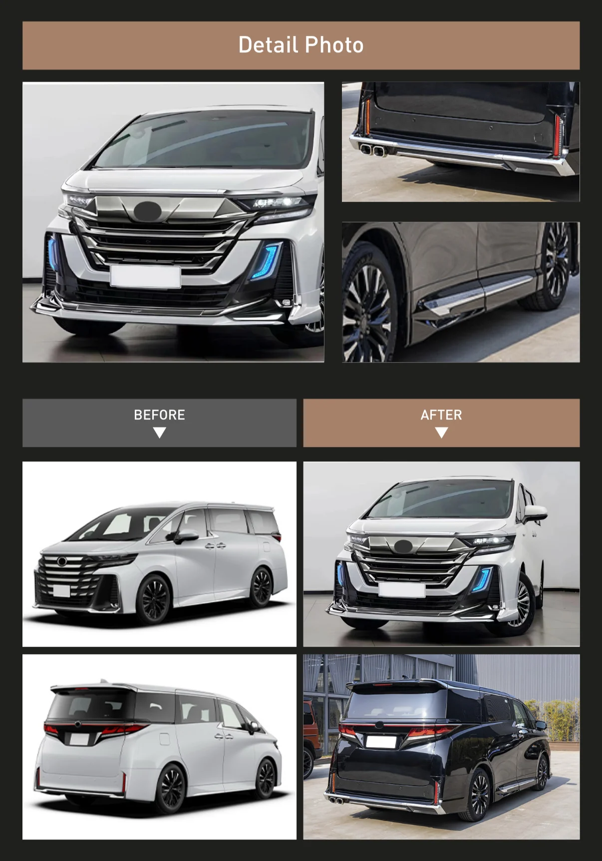 รูปชุดแต่ง ชุดแต่ง Toyota Vellfire40 2023 2025 VIP Spots ภาพที่ 2
