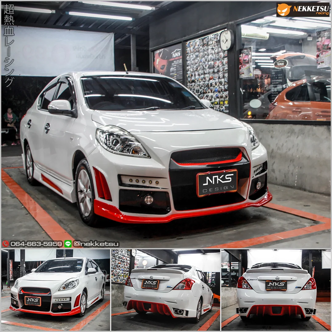 รูปชุดแต่ง ชุดแต่ง Nissan Almera 2008 2018 GTR ภาพที่ 2