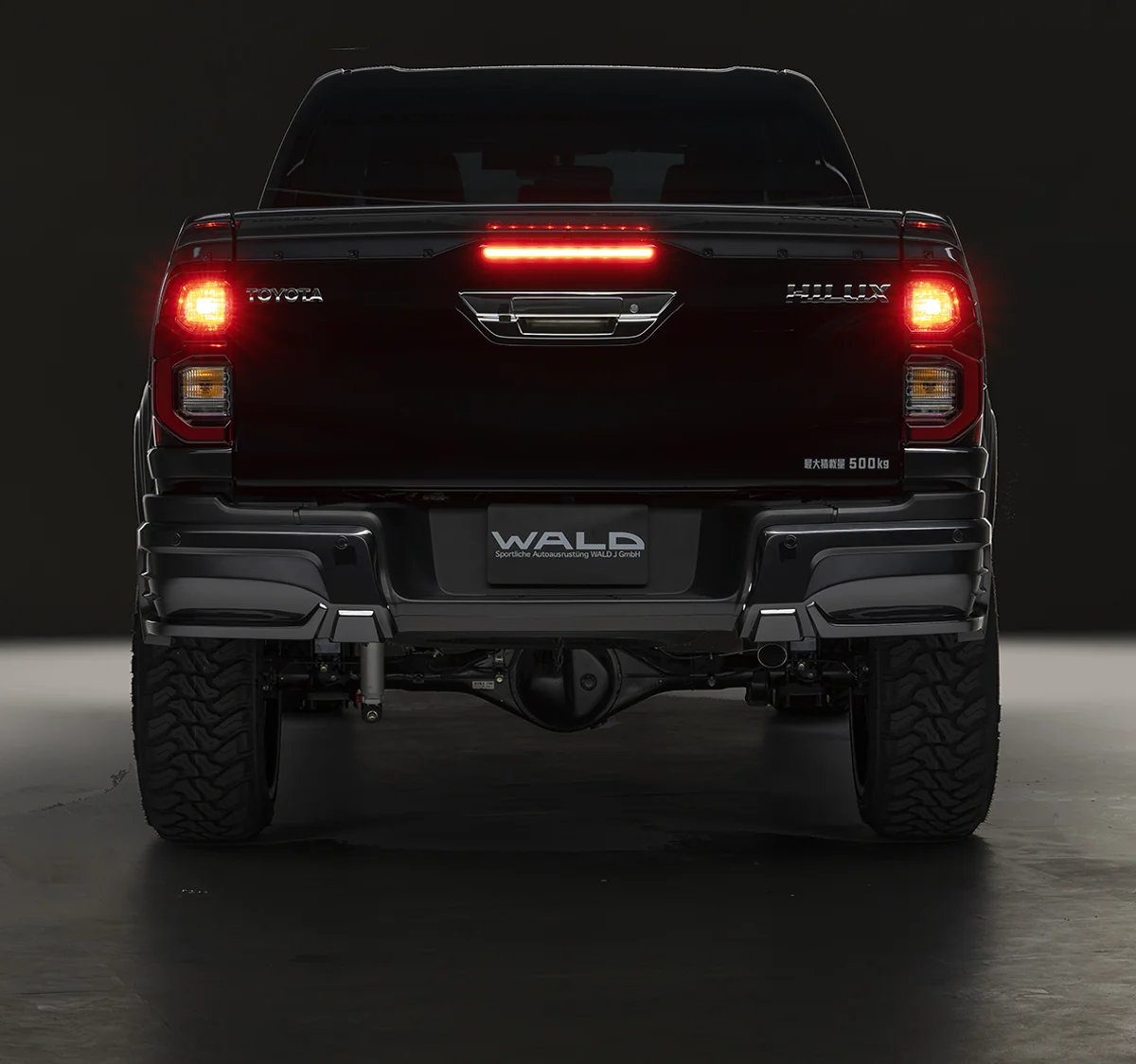 ชุดแต่ง TOYOTA HILUX WALD Japan สปอร์ตไลน์ แบล็กไบซัน เอดิชัน HALF TYPE ภาพ 5