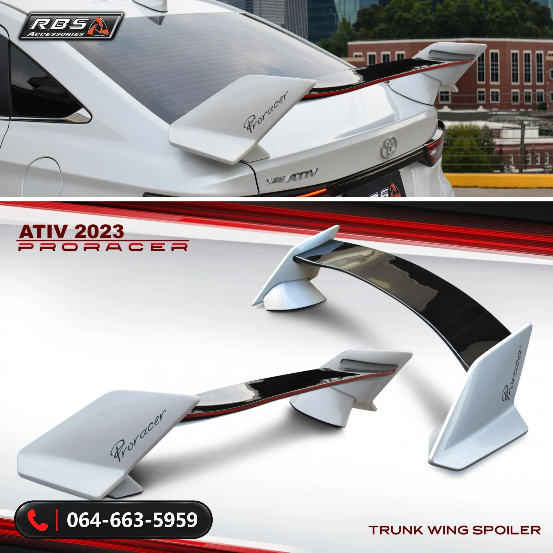 ชุดแต่ง TOYOTA YARIS ATIV 2023 PRO-RACER RBS ภาพ 11