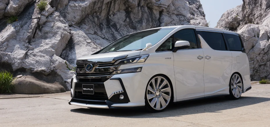 ชุดแต่ง TOYOTA VELLFIRE Z/ZA/ZR WALD Japan สปอร์ตไลน์ HALF TYPE ภาพ 11