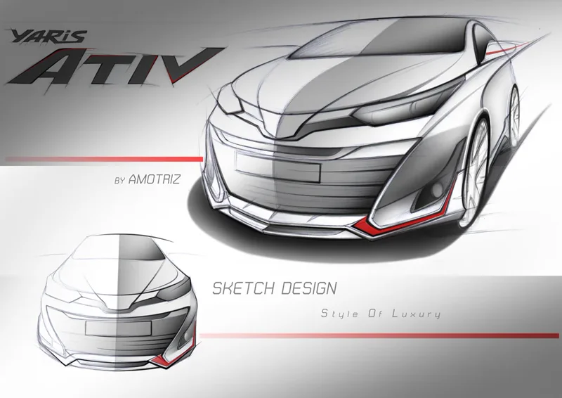 ชุดแต่ง YARIS ATIV 4ประตู และ 5ประตู bodykits - TOYOTA YARIS SEDAN ATIV BODY KITS ชุดแต่งรถ ภาพ 12