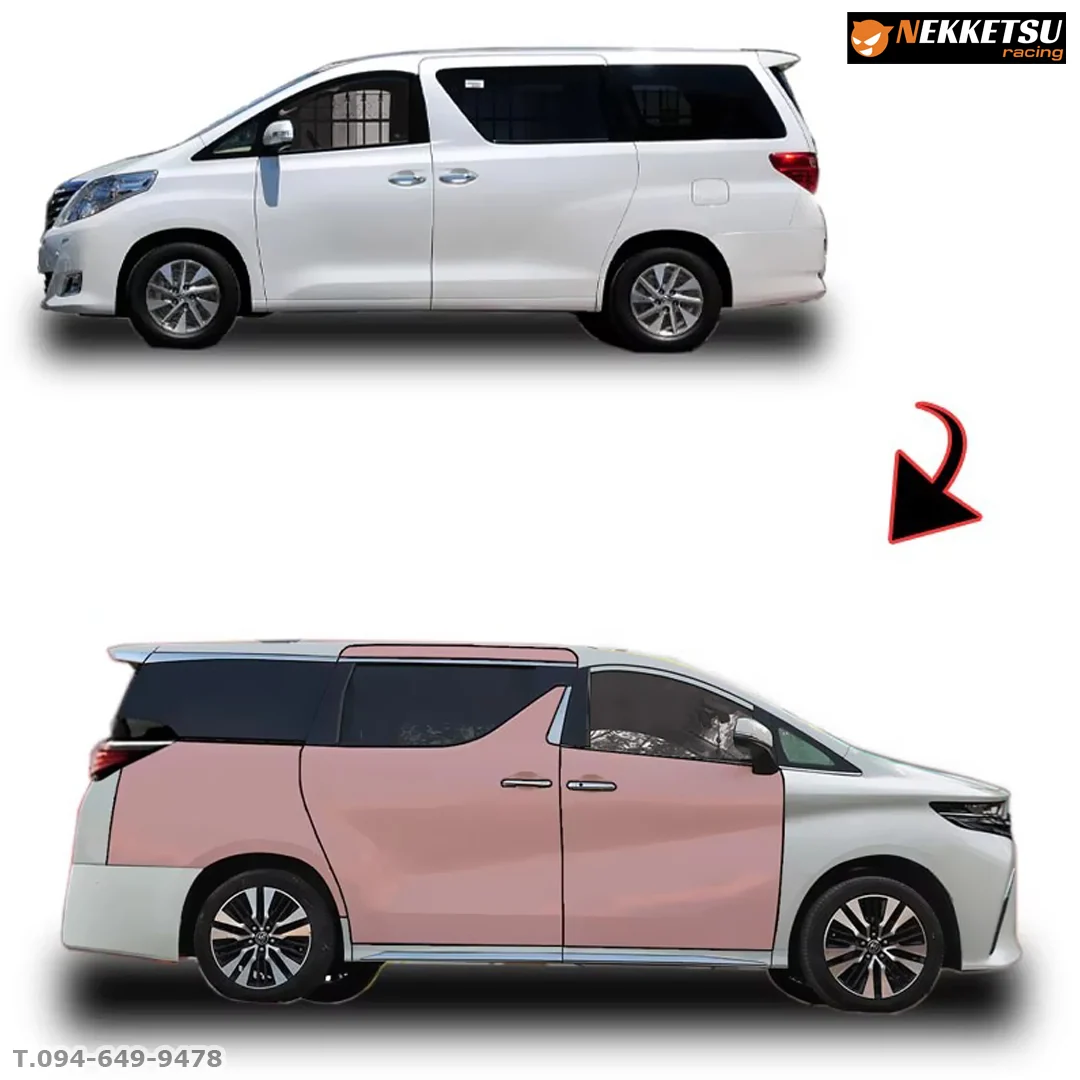 รูปชุดแต่ง ชุดแต่ง Toyota Alphard AH20 2009 2014 แปลงหน้า AH40 ภาพที่ 5