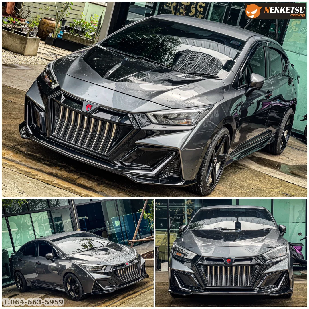 รูปชุดแต่ง ชุดแต่ง Nissan Almera 2019 2022 AMT LUMGA ภาพที่ 2
