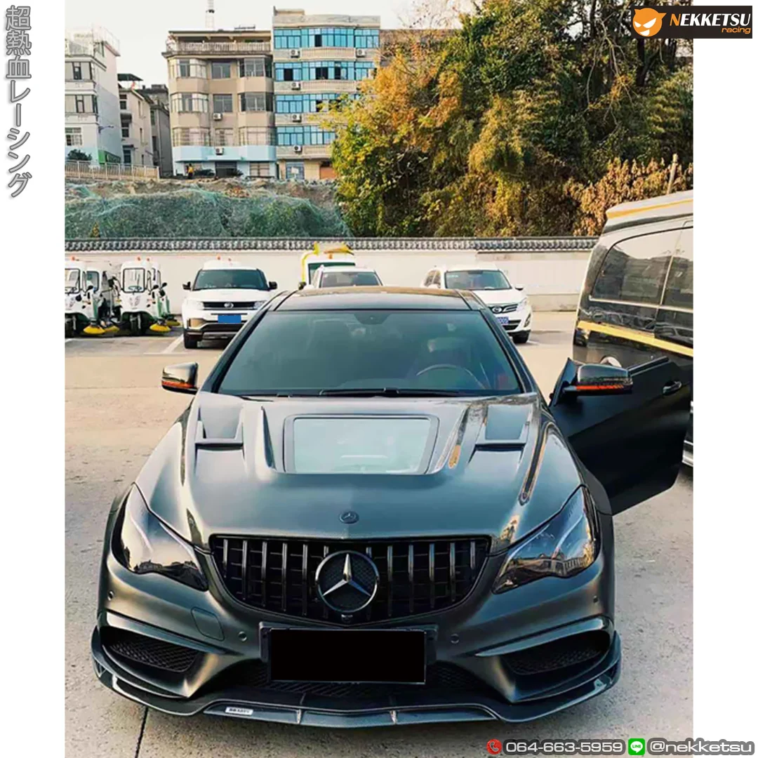 ชุดแต่ง Mercedes-Benz E Class W212 2 ประตู 2010 2016 W207 ฝากระโปรง V2
