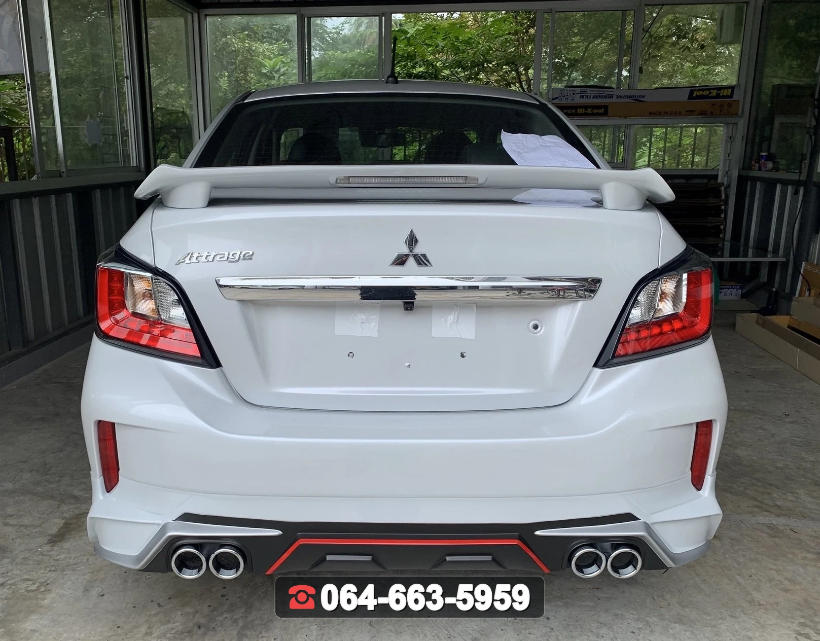 ชุดแต่ง MITSUBISHI Attrage 2020 V.1 No.DAY RiderM ภาพ 5