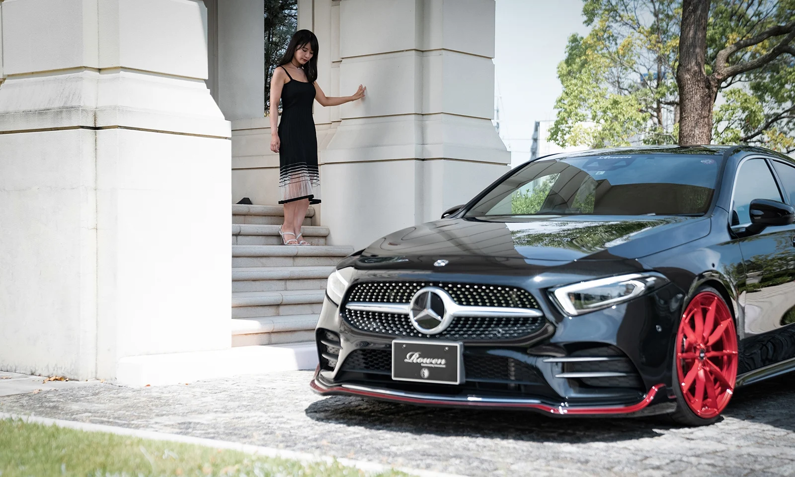 ชุดแต่ง MERCEDES BENZ A-CLASS (W177) AMG-LINE 2018.10~Rowen Japan ภาพ 12