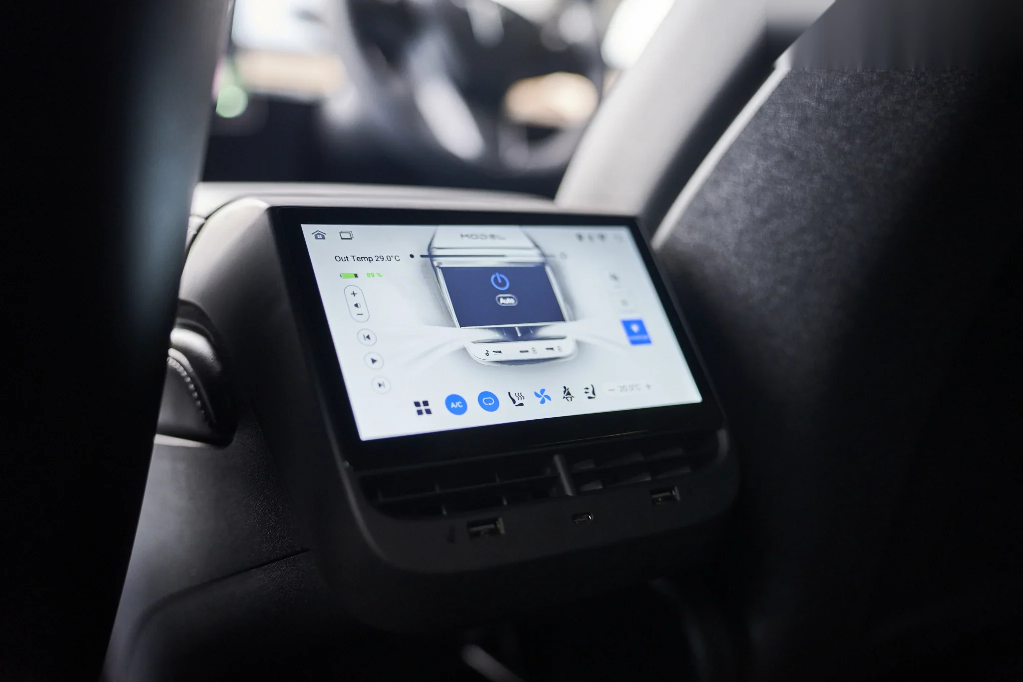 ชุดแต่ง Tesla Model y Tasla x Hansshow Rear Screen 7 Prodrive Shop ภาพ 2