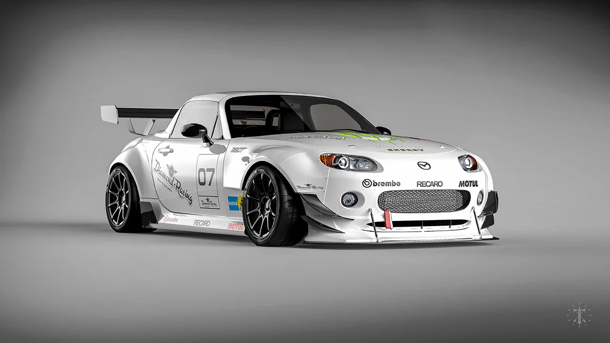 รูปชุดแต่ง ชุดแต่ง Mazda MX5 Rocket Bunny ภาพที่ 4