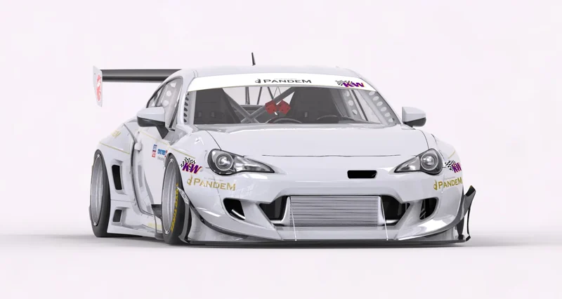 คานาร์ด Front Canard (only) - V3.5 BRZ - GT86 - FR-S Rocket Bunny Racing ภาพสินค้าที่เลือก