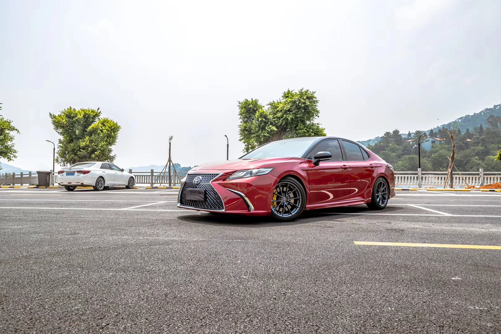 รูปชุดแต่ง ชุดแต่ง Toyota Camry 2018 2024 Lexus V.2 LS ภาพที่ 10