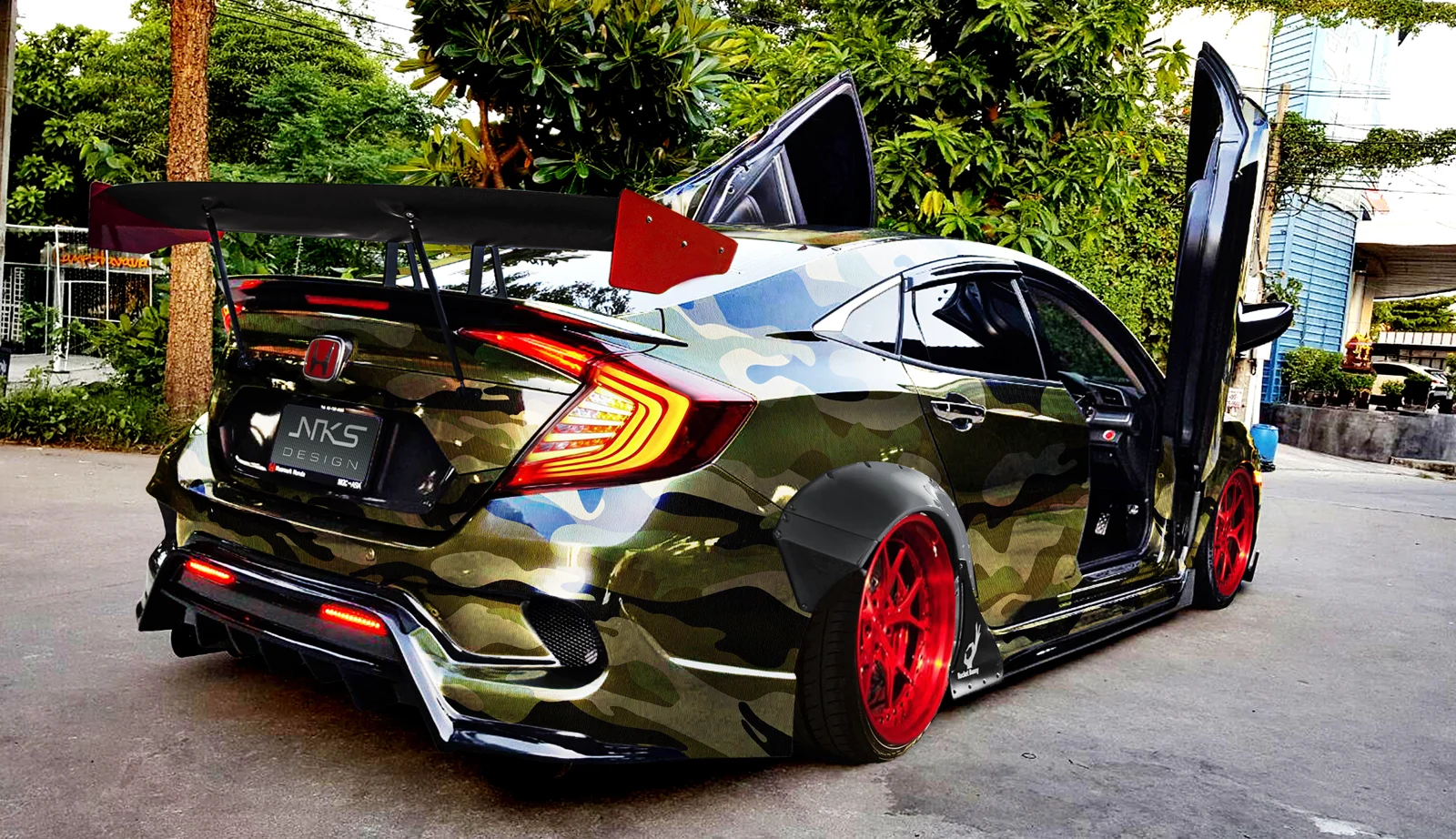 รูปชุดแต่ง ชุดแต่ง Honda Civic FC 16 21 Type X วายบอดี้ ภาพที่ 4