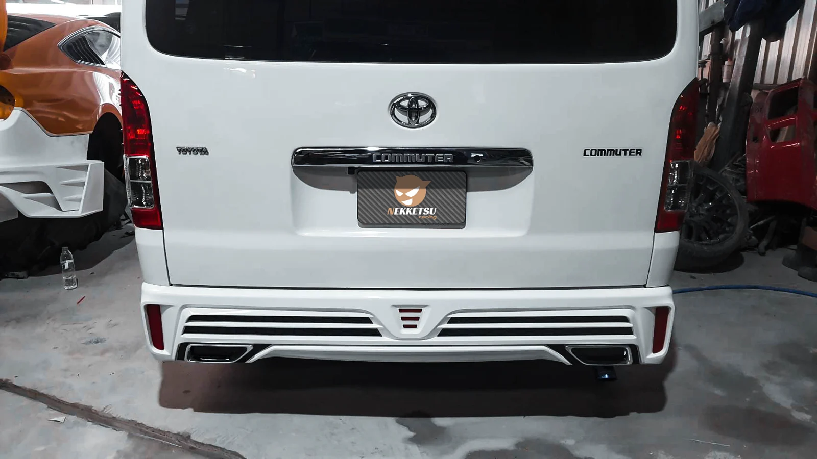 รูปชุดแต่ง ชุดแต่ง TOYOTA Commuter รถตู้ 2005 2018 ทรง Alphard V.2 ภาพที่ 1