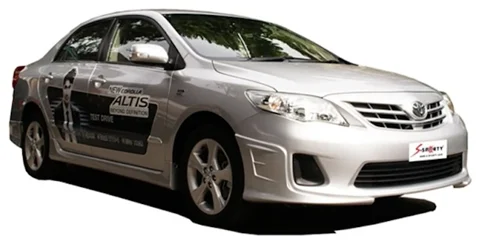 ชุดแต่ง ALTIS 2010 – ACC ภาพรถเต็มคันมุมหน้าจากต้นทาง S-Sporty
