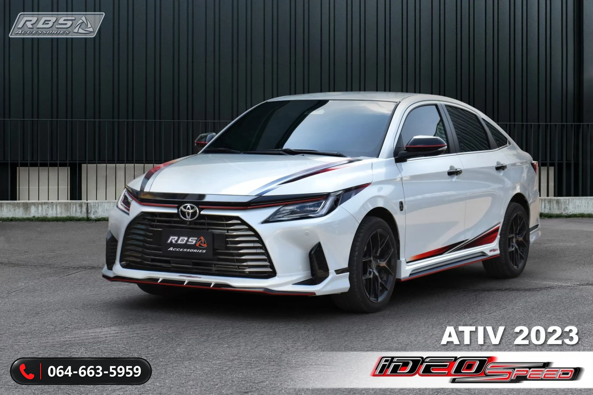 ชุดแต่ง TOYOTA YARIS ATIV 2023 IDEO SPEED RBS ภาพ 3