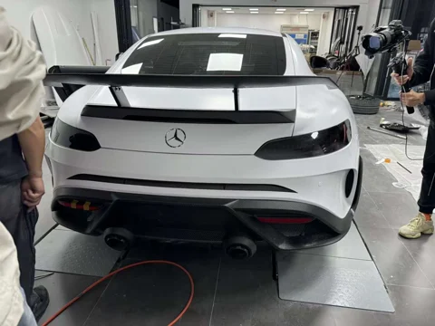 กันชนหลัง FRP พร้อมดิฟฟิวเซอร์คาร์บอน Robot AMG GT C190 ภาพสินค้า 5