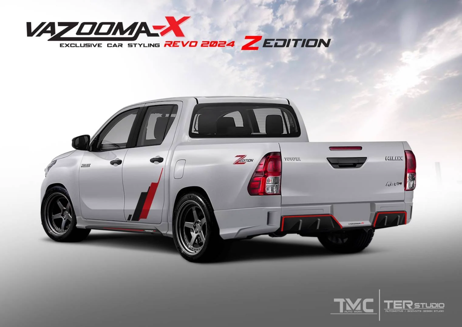 รูปชุดแต่ง ชุดแต่ง Toyota Hilux Revo 2020 2024 Vazooma X 2024 ภาพที่ 11