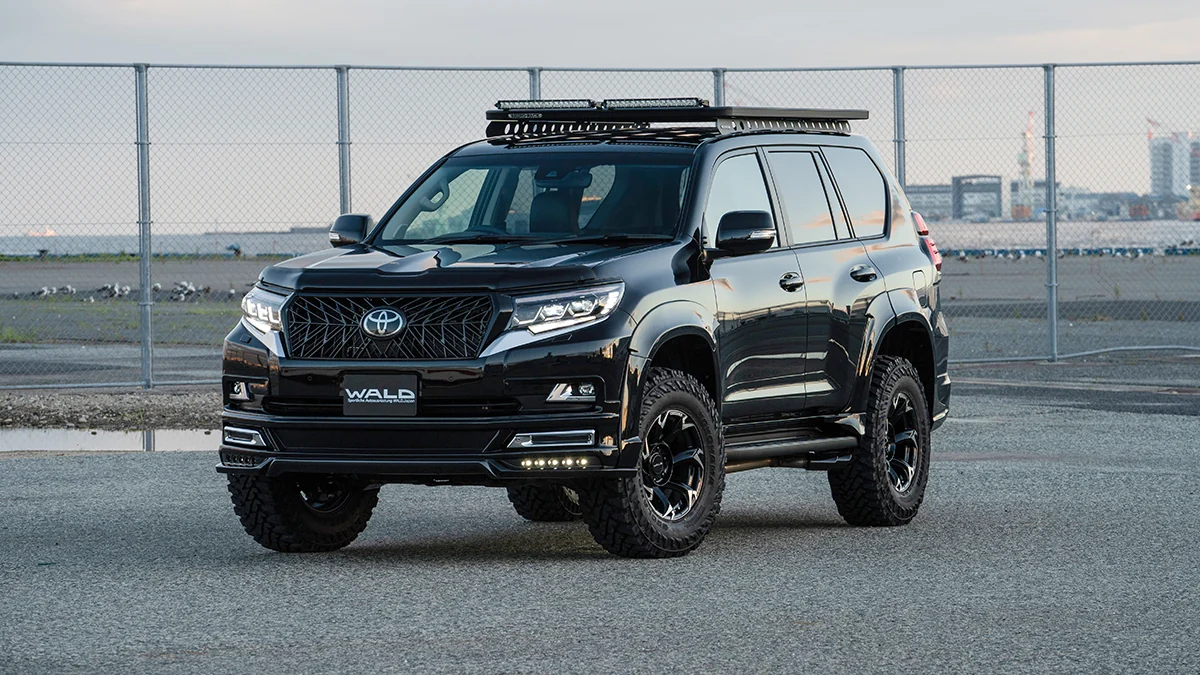 ชุดแต่ง TOYOTA LAND CRUISER PRADO WALD Japan สปอร์ตไลน์ แบล็กไบซัน เอดิชัน ภาพ 18
