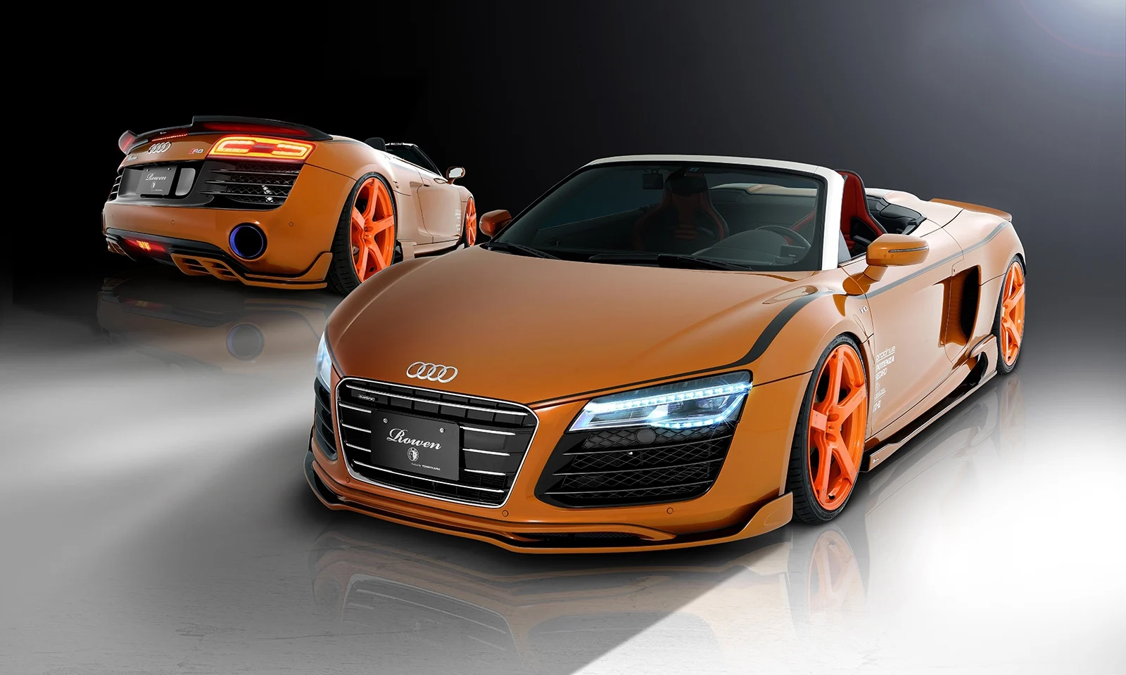 ชุดแต่ง Audi R8 Spyder/Coupe facelift 5.2(V10) 42CTYF 2013.04~2016.06 Rowen Japan ภาพ 6