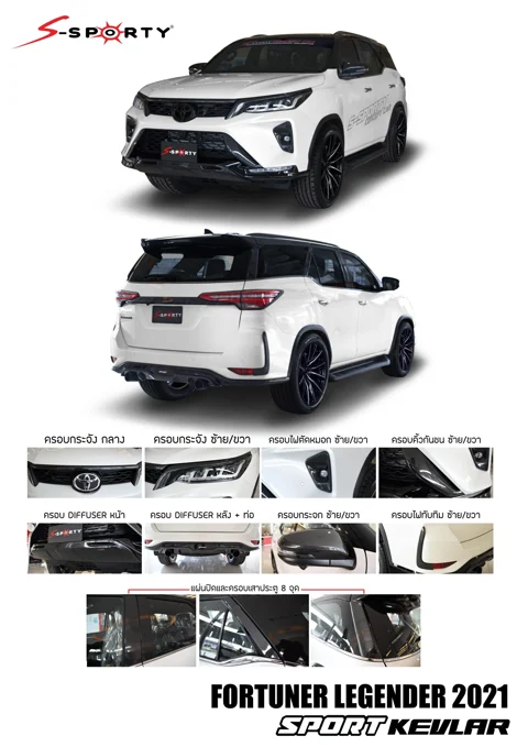 ชุดแต่ง FORTUNER 2021 – SPORT KEVLAR ภาพสินค้า 1