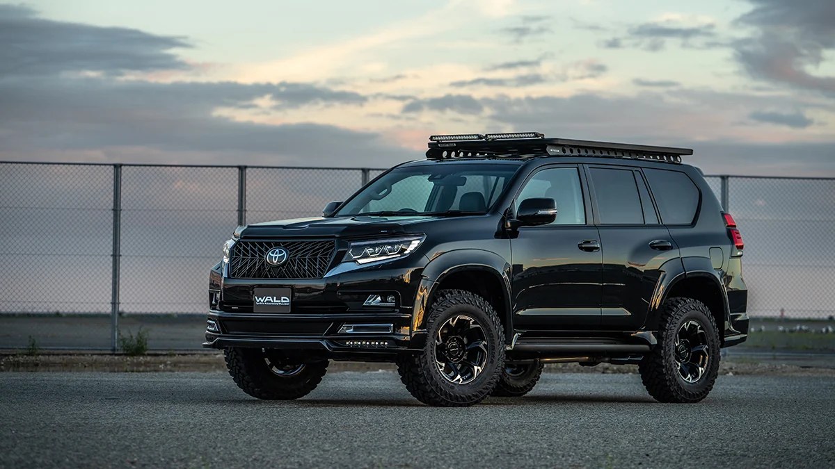 ชุดแต่ง TOYOTA LAND CRUISER PRADO WALD Japan สปอร์ตไลน์ แบล็กไบซัน เอดิชัน ภาพ 19
