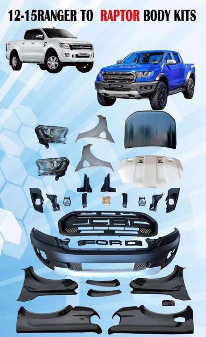 ชุดแต่ง Ford Ranger 2012 2015 Raptor