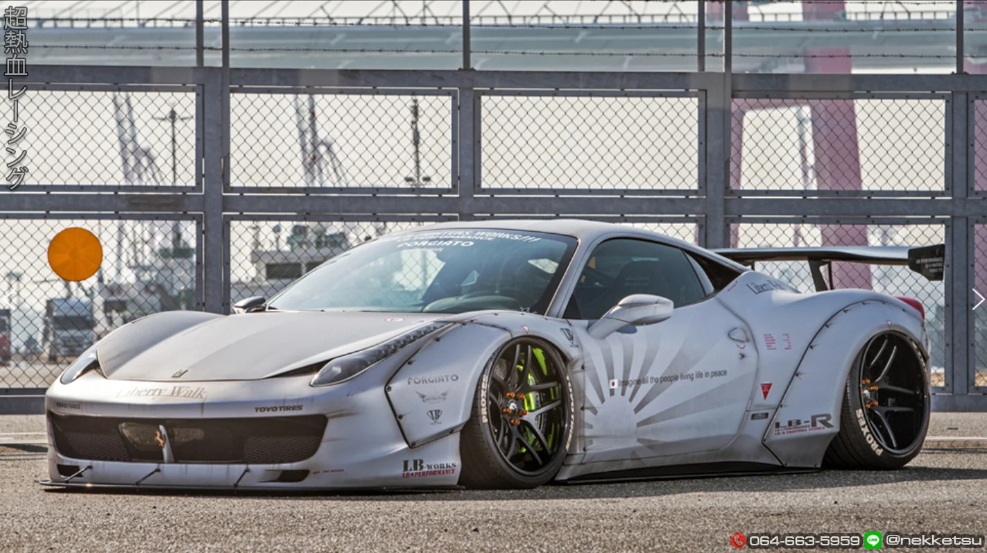 รูปชุดแต่ง ชุดแต่ง Ferrari 458 LB WORK ภาพที่ 12