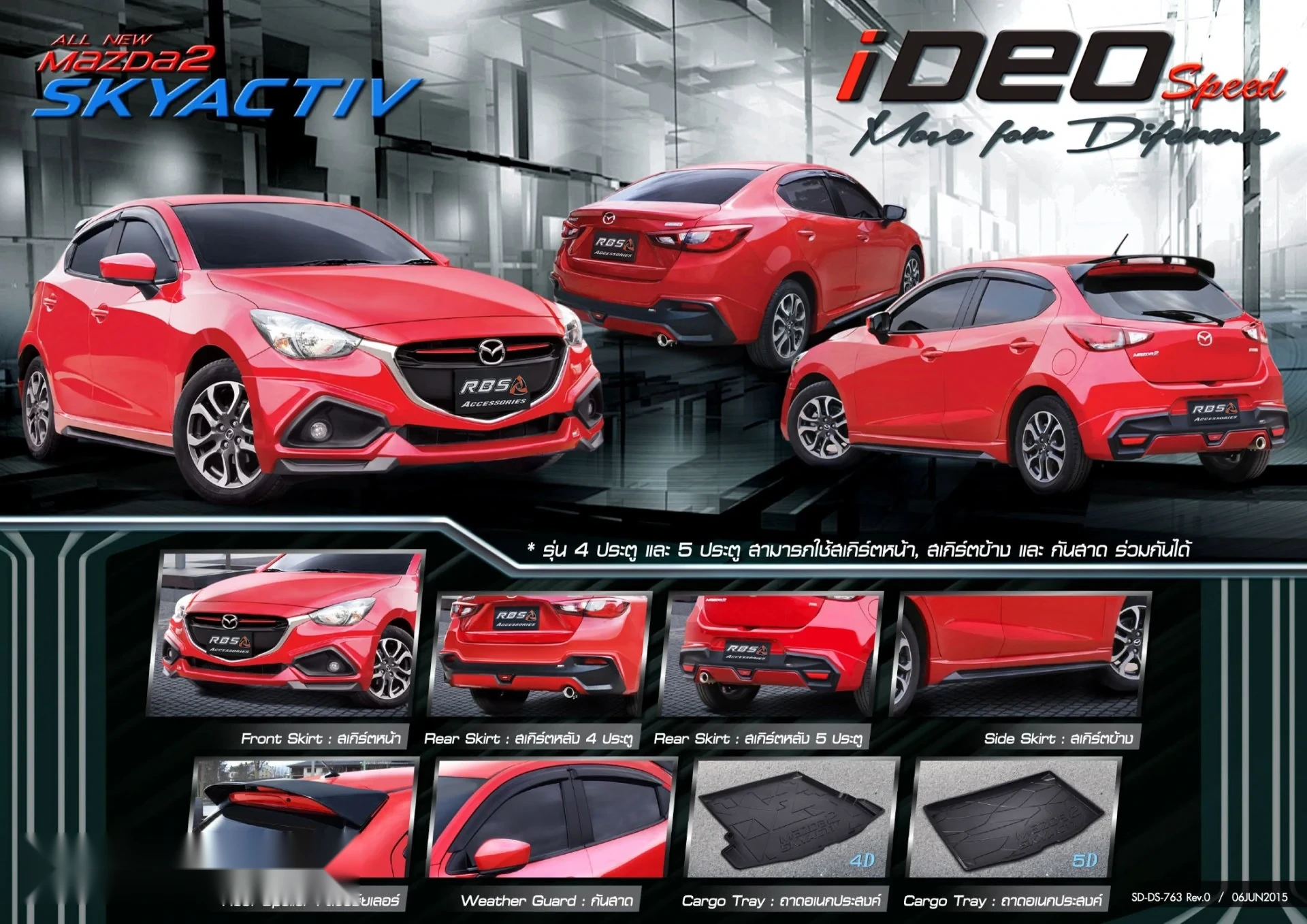 ชุดแต่ง MAZDA 2 MAZDA 2 SKYACTIV IDEO RBS ภาพ 2