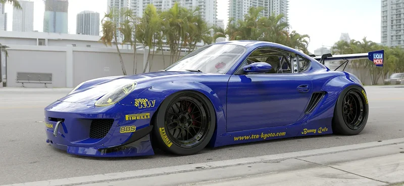 คานาร์ดหน้า (ชิ้นแยก) - V1.0 PORSCHE Cayman 987.1 Pandem ภาพสินค้าที่เลือก