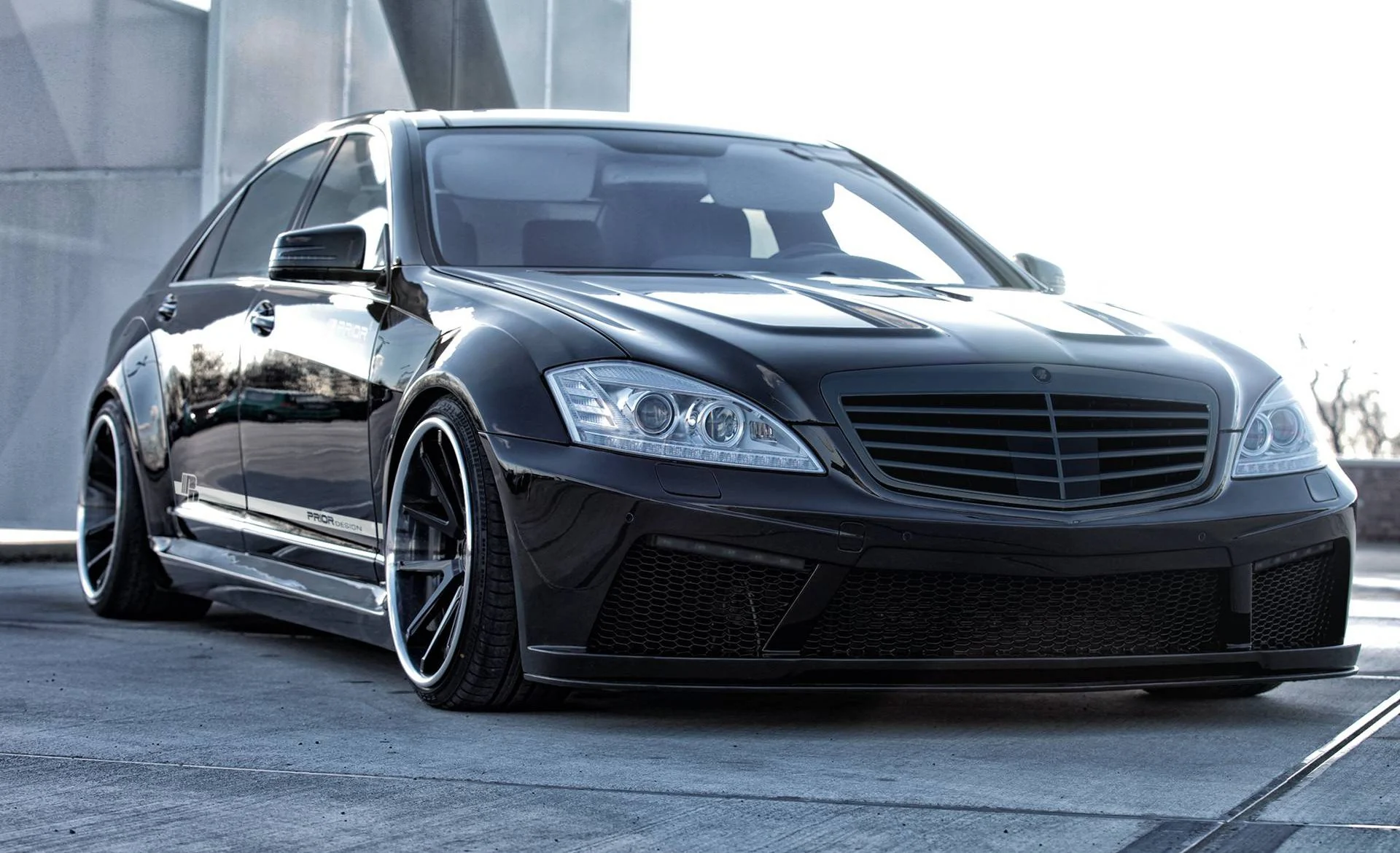 ชุดแต่งรอบคัน Prior Design PD Black Edition V2 Widebody Aerodynamic Kit for Mercedes S-Class W221 ภาพสินค้าที่เลือก