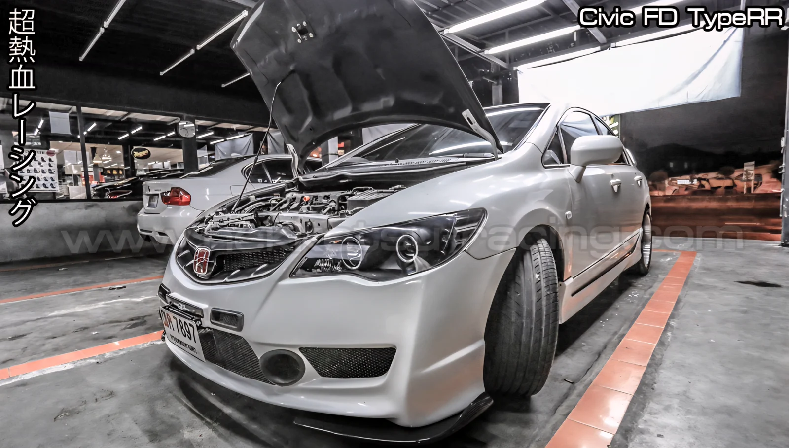 รูปชุดแต่ง ชุดแต่ง Honda Civic FD 06 11 Type R ตัวแข่ง ภาพที่ 6