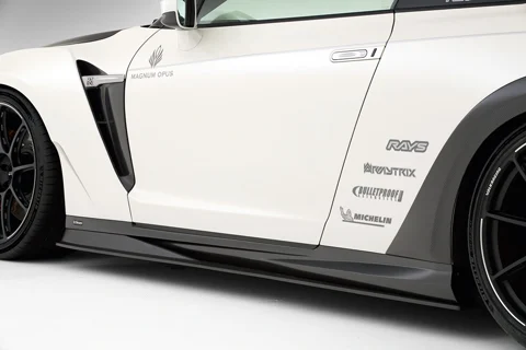 สเกิร์ตข้าง R35 GT-R ทรง 2019Ver. VARIS VANI245C ภาพสินค้าที่เลือก