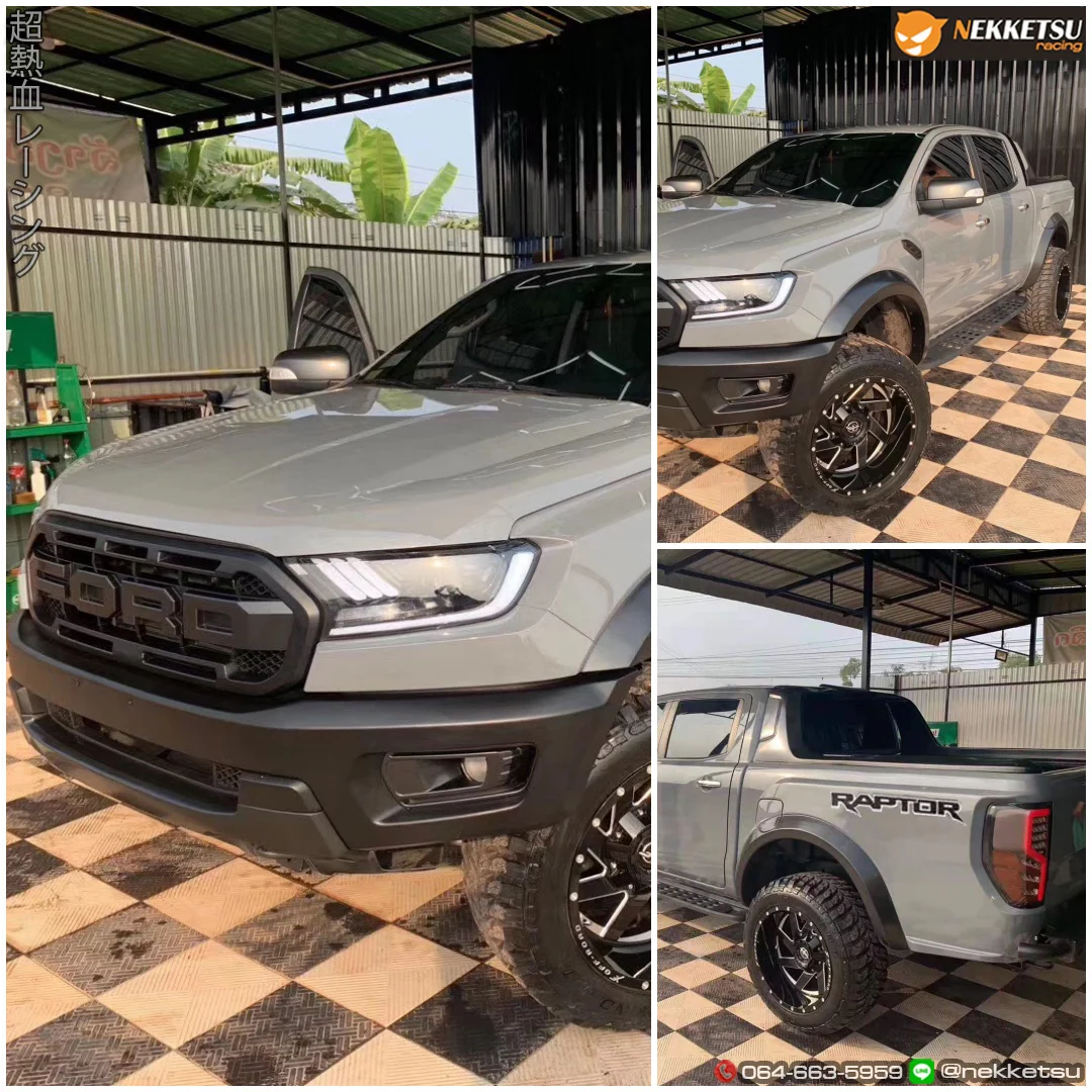 รูปชุดแต่ง ชุดแต่ง Ford Ranger 2016 2019 เป็น Rapter เปลี่ยนแก้ม ภาพที่ 6