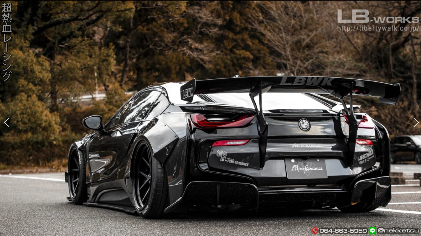 รูปชุดแต่ง ชุดแต่ง BMW i8 LB WORK ภาพที่ 6