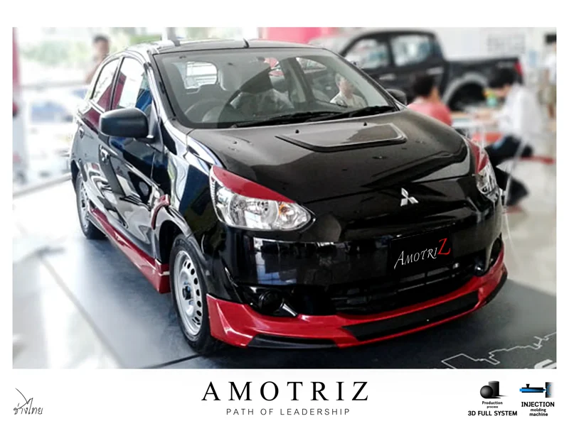 ชุดแต่งมิราจ 2013 Access Body kits - MITSUBISHI ชุดแต่งมิราจ 2013 Access Body kits ชุดแต่งรถ ภาพ 8