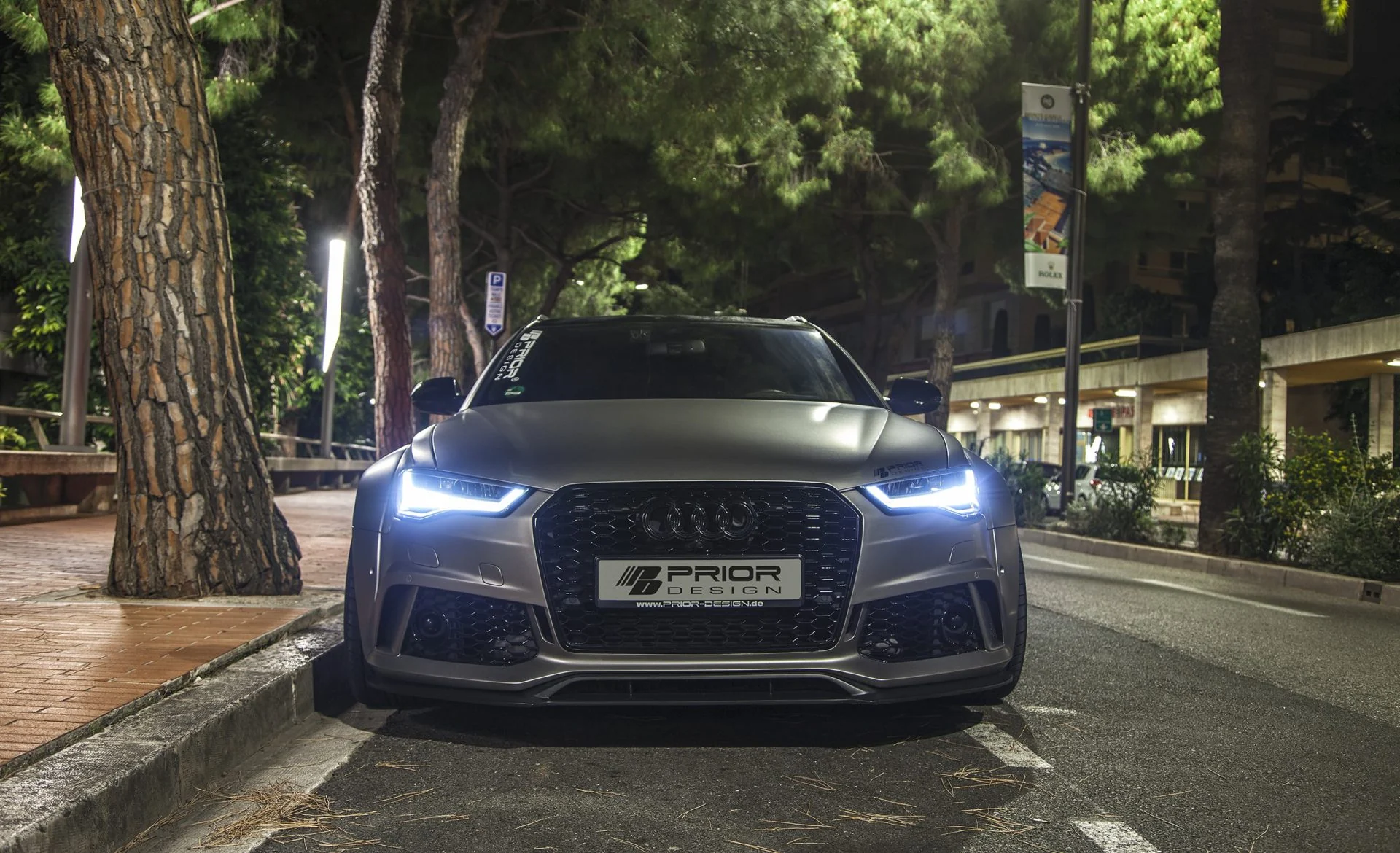 ลิ้นเสริมกันชนหน้า Prior Design PD600R Front Add-On Lip Spoiler for PD600R Front Bumper - Audi A6 / A6 Avant [C7] ภาพสินค้าที่เลือก