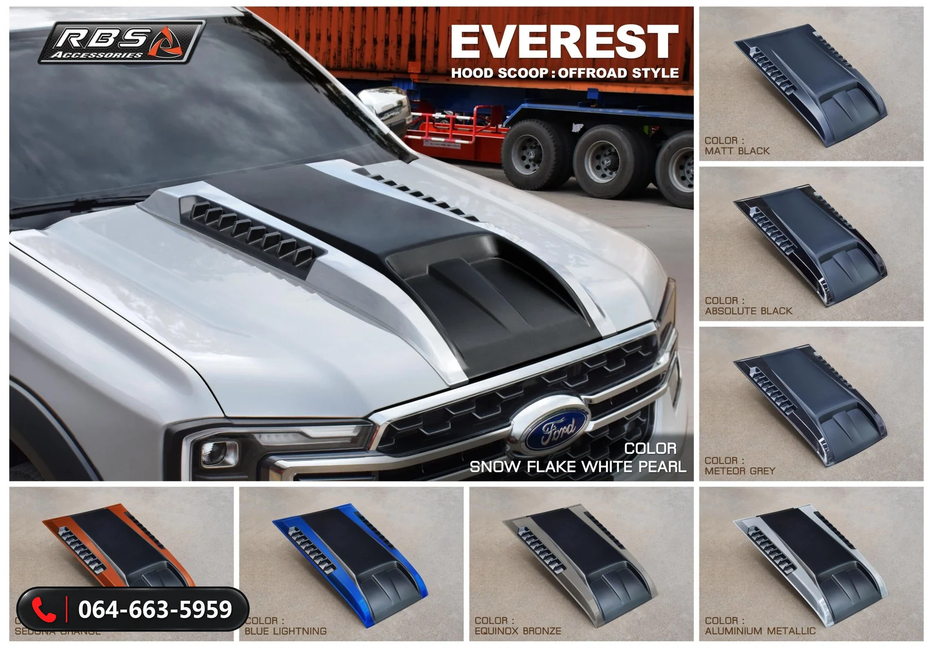 ชุดแต่ง FORD EVEREST 2023 NEXTGAN SPORT-X RBS ภาพ 7