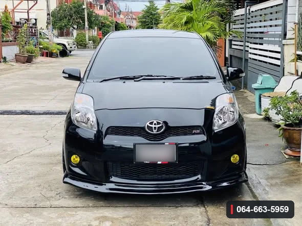 ภาพลิ้นต่อกันชนหน้า Toyota Yaris XP90 หลังติดตั้ง