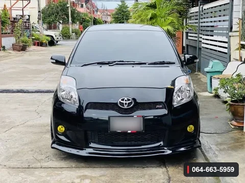 ภาพลิ้นต่อกันชนหน้า Toyota Yaris XP90 หลังติดตั้ง