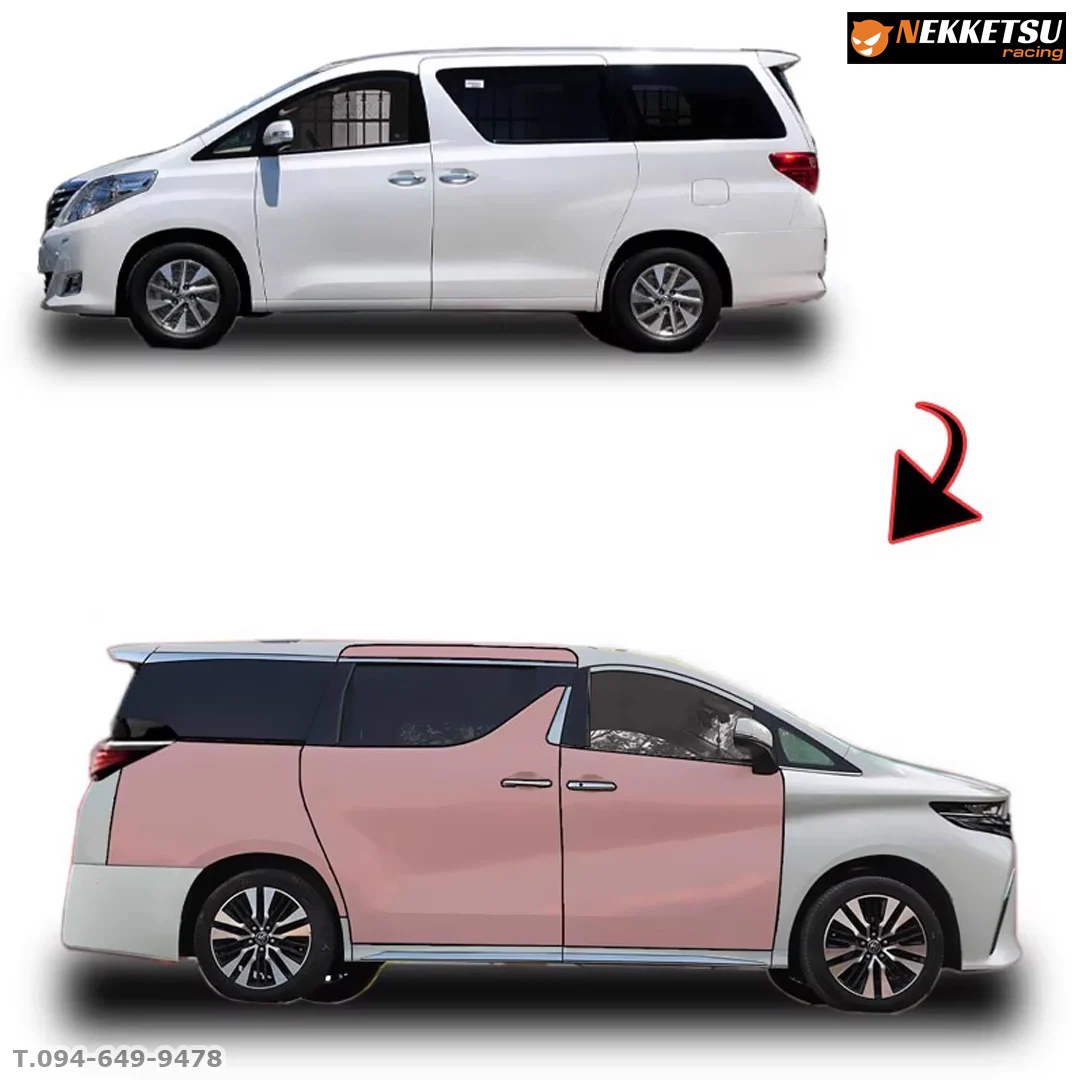 รูปชุดแต่ง ชุดแต่ง Toyota Alphard AH20 2009 2014 แปลงหน้า Alphard 40 ภาพที่ 6