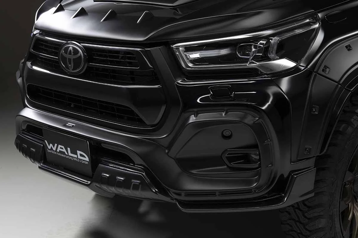 ชุดแต่ง TOYOTA HILUX WALD Japan สปอร์ตไลน์ แบล็กไบซัน เอดิชัน HALF TYPE ภาพ 4