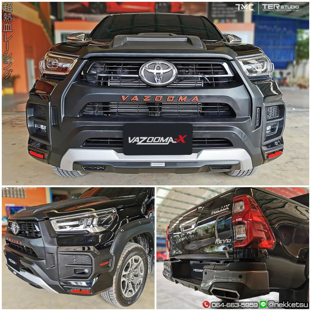 รูปชุดแต่ง ชุดแต่ง Toyota Hilux Revo 2020 2024 Vazooma 4 Doors ภาพที่ 3