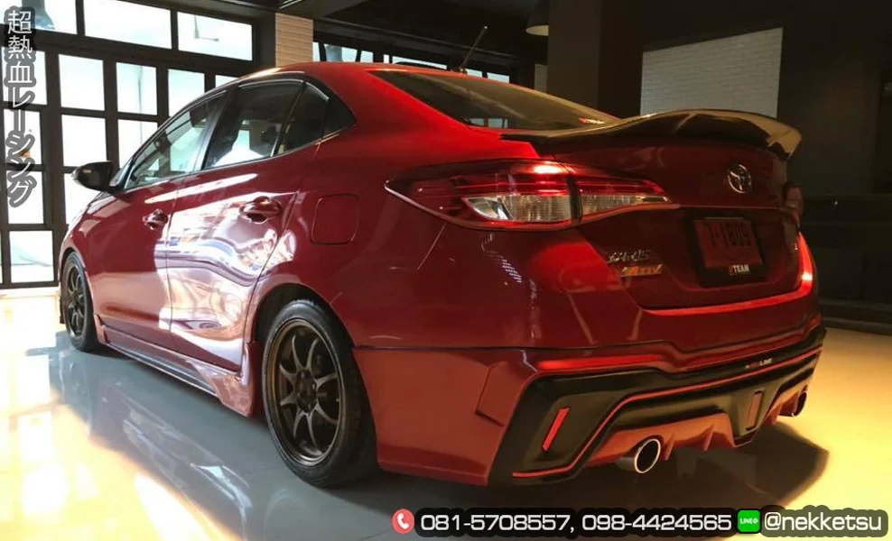 รูปชุดแต่ง ชุดแต่ง TOYOTA Yaris Ativ 17 19 RedLine 4 Door ภาพที่ 4